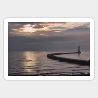 Roker Pier Sunderland Sticker